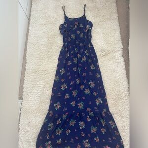 Blue long Payton & park flower dress.